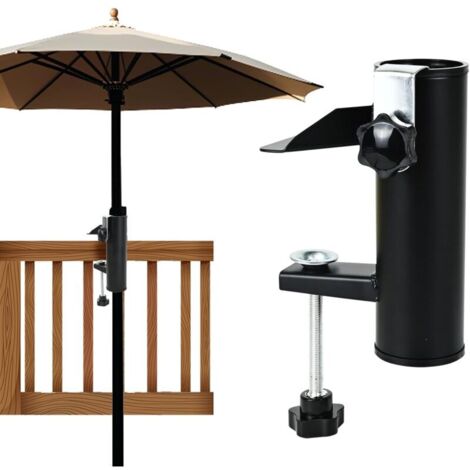 Porte-Parapluies pour Patio Extérieur, Porte-Parapluies pour Extérieur, Attache Parasol pour Balcon, Porte-Parapluies ExtéRieur Multifonctionnel et Portable, pour Patio EvéNements ExtéRieurs (1/4)