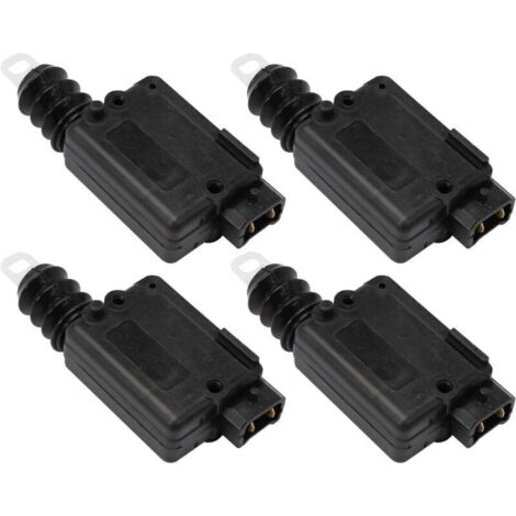 4 × Moteur centralisation porte, 12 V avec 2 fils, actionneur verrouillage central pour Renault, Dacia et Nissan, coffre et portes avant/arrière (1/4)