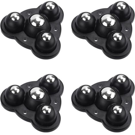 4pcs roulettes Auto-Adhésives, Petites roulettes pour Meubles Faciles à Déplacer pour Appareils Électroménagers roulettes pour Appareils Électroménagers de Cuisine (Triangle)