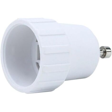 Adaptateur de culot de lampe GU10 vers E14 en BLANC-4x adaptateurs de lampe pour convertir une lampe E14 en culot GU10-Set de 4 convertisseurs pour culot de lampe LED lampes à incandescence
