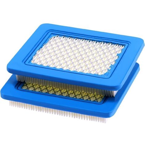 2 Pièces Cartouche de filtre à air 491588S, Filtre a Air Tondeuse, Bleu Filtre a Air Tracteur Tondeuse, Compatible avec Briggs et Stratton 491588 491588S 4915885 399959 PT15853