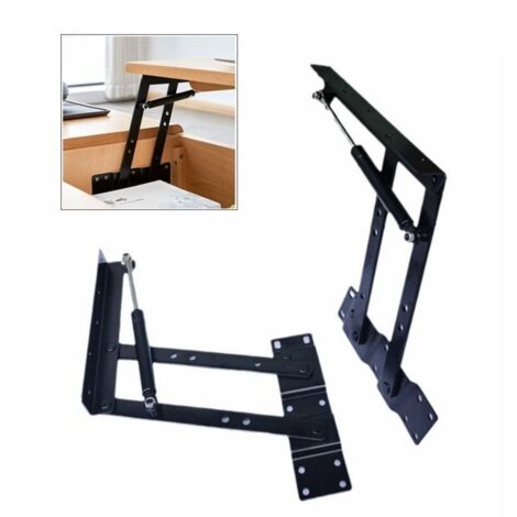 2 Pièces Pliage Ascenseur 50 kg / 100 lb Soulever Haut Table Basse Cadre De Levage Lift Up Ressort Mécanisme de Plateau Matériel Ressort Charnière DIY Table D'appoint Meubles Accessoires (1/5)