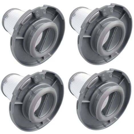 Lot de 4 filtres de rechange pour Rowenta aspirateur sans fil X-Force Flex 8.60 RH96XX RH9678 RH9637 RH9677 RH9679 RH9690 RH9638 RH9639 RH9639WO et X-PERT 6.60 GZ3039 GZ3038, pièce ZR009005 (1/5)