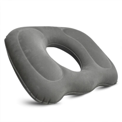 Coussin Orthopédique, Coussin d’Assise Gonflable,Coussin de Siège Orthopédique, Coussin Coccyx pour Chaise de Bureau, pour Douleurs au Coccyx et au Fessier, Hémorroïdes, Grossesse, Coussin Kyste (1/5)