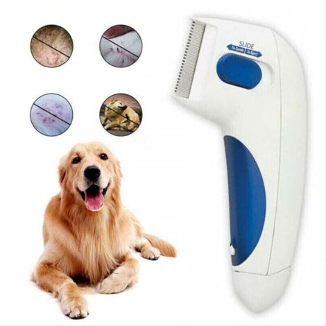 Peigne électrique anti-puces pour animal de compagnie pour chat et chien, peignes de toilettage pour enlever efficacement les puces, peigne de nettoyage des poux, outils de toilettage (1/5)