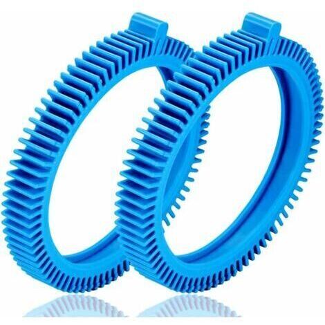 LaBlanc - 2 Pièces Séries 896584000-143 Kit de Pneus Bleus avec Super, pour Nettoyeur de Piscine 2X, 4X, Roues de Compression pour Phoenix, adapté à Poolvergnuegen,Hayward Phoenix