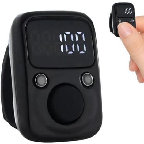 Compteurs de Doigts Électroniques, Mini Compteurs de Doigts, Compteur Numérique Intelligent Étanche, Rechargeable, pour Événements Sportifs, Activités Scolaires, Entraînement d'équipe (1/5)