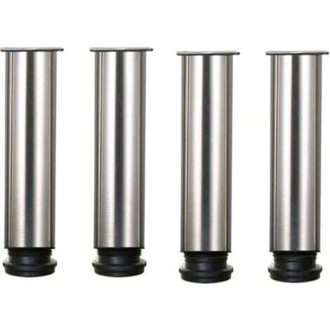 LaBlanc-Pieds de meubles - lot de 4 en acier inoxydable réglable en hauteur - adaptés au meuble de table de canapé - 530 cm (1/5)