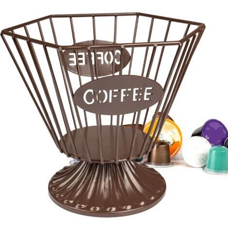 Porte-dosettes de café, porte-gobelets K pour comptoir, grande capacité, style minimaliste, organisateur de capsules de café pour cuisine, bureau, accessoires de décoration (1/5)