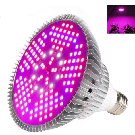 Lampe de Plante Lampe de Croissance Lampe E27 100W 150 LEDs LED Grow Light de Croissance Plein Spectrum,des Fleurs et des Légumes Intérieur/Serre/Jardin [1 pack]