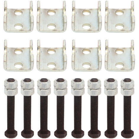 FOREHILL Kit de boulons d'espacement de ressort réglable pour compresseur de réglage de ressort hélicoïdal pour suspension avant arrière de véhicule