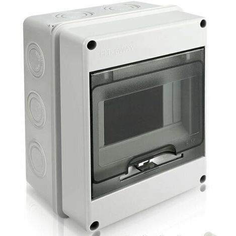 CHOYCLIT Coffret Electrique Etanche Exterieur, Etanche Electrique Exterieur, Armoire de Contrôle, Boitier de Jonction pour Utilisation à l'extérieur (1/2)