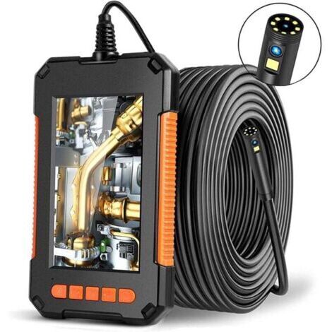 Forehill – Caméra d'inspection endoscope 1080P HD – Écran LCD 4,3 pouces – Étanche IP67 – 8 lumières LED – Longueur du câble 2 mètres (1/2)