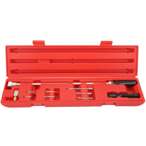 FOREHILL Lot de 10 clés de réglage de carburateur, tournevis biseauté à 90 degrés, outil de réglage d'angle du carburateur du moteur pour VTT, UTV, motoneige (1/2)