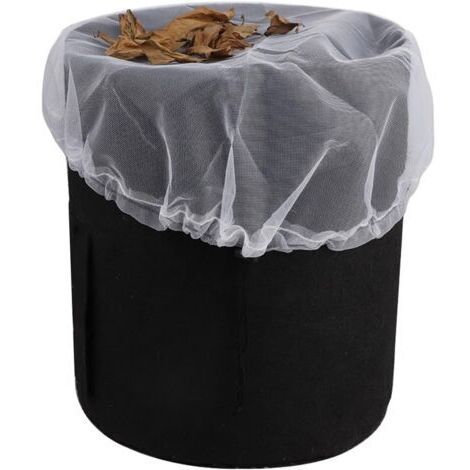 Lot de 2 couvercles en maille pour fûts de pluie, outils de récolte de la pluie, protection de seaux de récupération d'eau pour jardin, seaux de pluie, fûts, feuilles(80cm) (1/2)