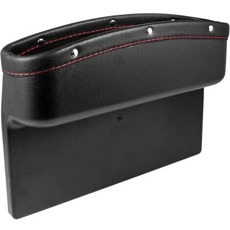 Boîte Rangement Siège D'auto, Boîte Rangement Siège Écart Voiture, Auto Seat Gap Organisateur, Boîte de Rangement boîte à Gants pour Voiture (Noir)