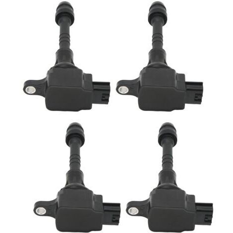 FOREHILL Lot de 4 bobines d'allumage de voiture 22448-6N015 ABS de remplacement pour Nissan Sentra 1.8L L4 2002-2006 (1/2)