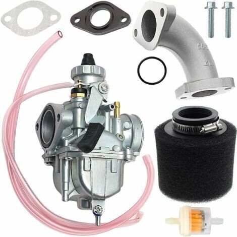VM22 Kit Carburateur 26mm pour Mikuni Pipe D'admission Pit Dirt Bike 110cc 125cc 140cc Lifan YX
