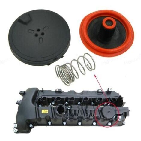 Choyclit – Capuchon de soupape PCV pour moteurs BMW N53 – Évite les fuites d'huile – Maintient la pression moteur optimale – Compatible E90 E91 E92 E93 E60 E61 F10 F11 E63 E64 - 11127548196 (1/2)