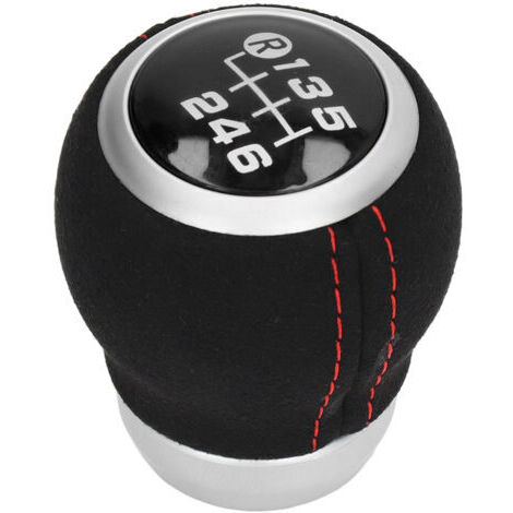 FOREHILL Pommeau de levier de vitesse manuel à 6 vitesses pour Subaru, pièces de carrosserie automobiles de rechange pour Subaru, noir (1/2)