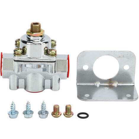 Régulateur de pression de carburant en alliage de zinc 1-4 PSI, port 3/8 pouces NPT 12-804 pour carburateurs Edelbrock (1/2)