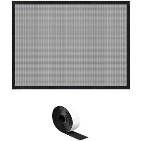 Pare-feu en maille pour cheminée ,PVC noire améliore de votre espace de vie tout en offrant une sécurité essentielle pour les enfants (29x40in/73.7 x 101.6 cm)