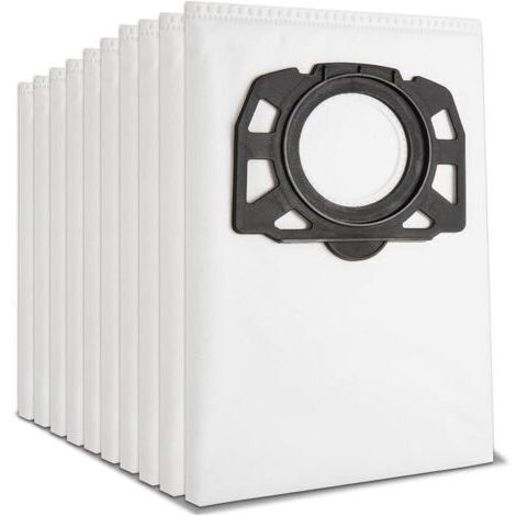 Lot de 10 sacs d&39aspirateur pour Kärcher 2.863-006.0, Sacs Aspirateur pour Kärcher WD4 WD5 WD6 WD5P WD6P Premium MV4 MV5 MV6 p (1/2)