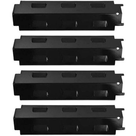 CHOYCLIT Pièces de rechange pour barbecue Plaque chauffante 37 x 10.8CM pour Char-Broil, Fire Mountain, pièce de Rechange pour Barbecue Gril à gaz diffuseur de Chaleur en Acier Porcelaine pour la Plup (1/2)
