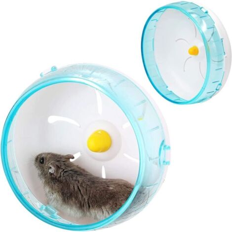 Roue de hamster, roue d'exercice pour hamster, gerbille, souris ou autres petits animaux domestiques (bleu,1Pcs) (1/5)