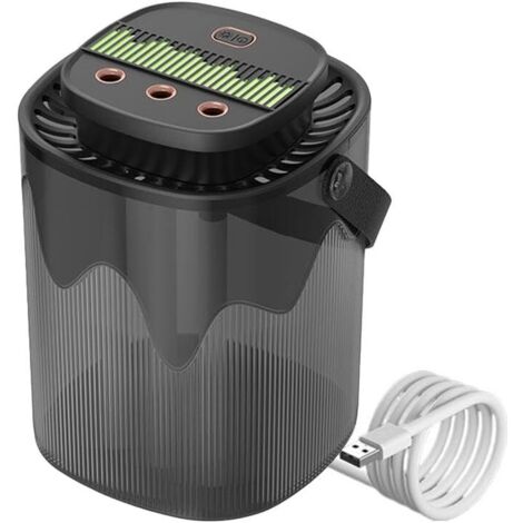 Humidificateurs pour chambre à coucher, humidificateurs à brume froide à remplissage supérieur pour plantes de pépinière de bébé, et trois pulvérisateurs, buse à trois niveaux