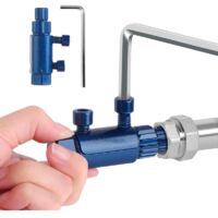 Extracteur de tuyaux cassés – Outil de démontage de robinets cassés pour tuyaux de 1/2", 3/4", 1" Retire les boulons et filetages de robinets rouillés/endommagés (bleu)