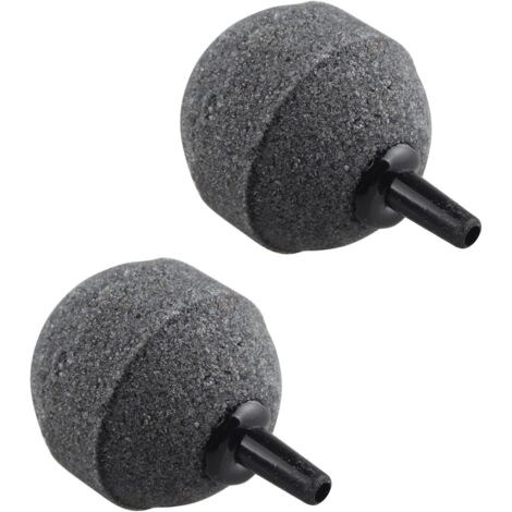 2 Stück 30 mm Luftsprudelsteine für Aquarien und Hydrokulturpumpen