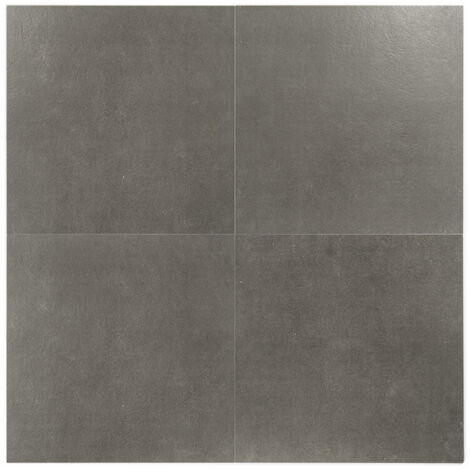 Carrelage Imitation Pierre Bremen Anthracite 100x100 cm (1/5)