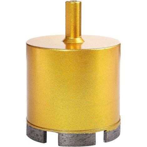 Diamant-Lochsäge für Glas, Keramik, Marmor, Granit, Schiefer, Porzellan (65 mm Durchmesser) (1/4)
