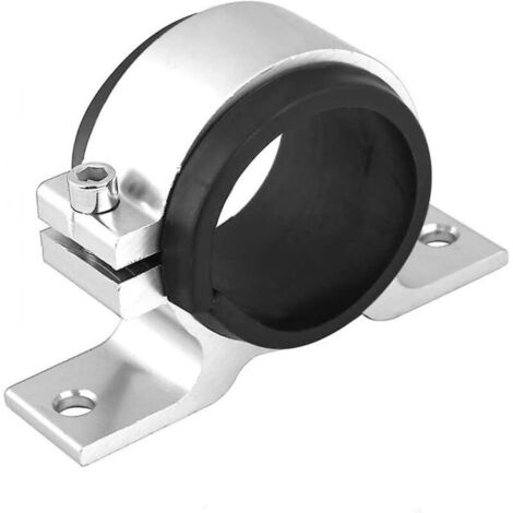 50-mm-Kraftstoffpumpen-Montagehalterung aus Aluminiumlegierung, Montagebasis für einen einzelnen Filter (Silber) (1/4)