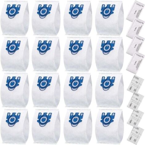 24er-Pack Staubsaugerbeutel für Miele GN 3D Classic C1 Complete C2 C3, S227, S400i, S600, S800 Airclean 3D – Ersatzteil für Miele GN Staubsauger.