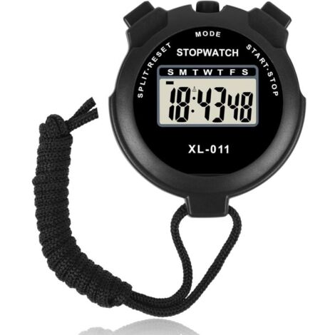Wasserdichte elektronische Stoppuhr, multifunktionale Sportstoppuhr, digitale Stoppuhr, Intervall-Schiedsrichteruhr (1/4)