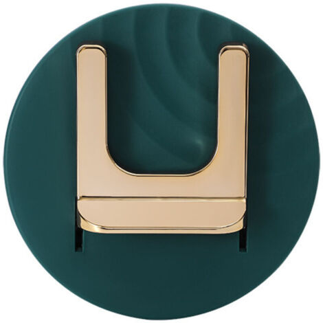 Wandmontierter Haarglätterhalter mit Saugnapf, ideal für Badezimmer und Toiletten – Grün (1/4)