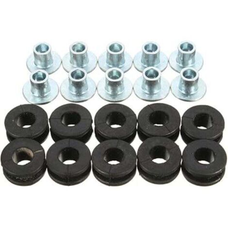 10 Stück Motorrad-Gummiösenbolzen für Honda/Yamaha/Suzuki/Kawasaki Verkleidungen (1/4)