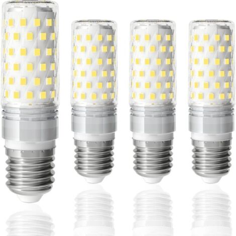 E27 10W LED-Lampe (entspricht 130W), 1510 lm, Kaltweiß 6000K, großer Sockel, 220–240V, 4er-Pack
