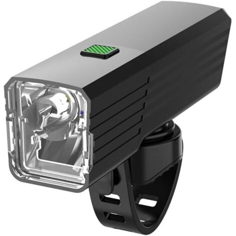 Fahrradbeleuchtung, wiederaufladbare LED-Fahrradlampe mit USB-Anschluss, zwei Leuchtmodi (Fern- und Abblendlicht), superhelle Fahrradbeleuchtung für Nachtfahrten, Fahrradscheinwerfer mit zwei Lampen (1/4)