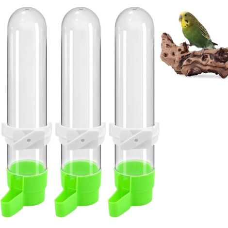 Automatische Vogeltränken, 3 Stück 120 ml automatischer Wasserspender, automatische Vogelfutterspender, automatische Vogeltränken aus Kunststoff (1/4)