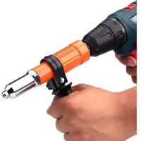 Nietpistolenadapter, Nietpistolen-Bohradapter-Set, professionelles Nietgerät, kabellose elektrische Nietpistole