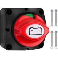 GABRIELLE Batterie-Leistungsschalter 12 V, 24 V, 48 V, Batterieabschaltung 1–2 Wortspiele, 275 A Batterie-Hauptschalter, Yacht, Boot, LKW, Bus, Auto, Motorrad, Batterieschalter