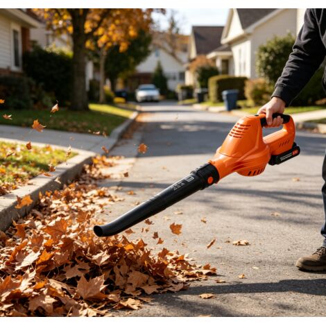 WILITTO Souffleur à Feuilles Sans Fil 21V avec 2 Batteries - 180 CFM, 150 MPH, 5 Vitesses, Léger et Ergonomique, Idéal pour Feuilles, Débris et Neige (1/5)