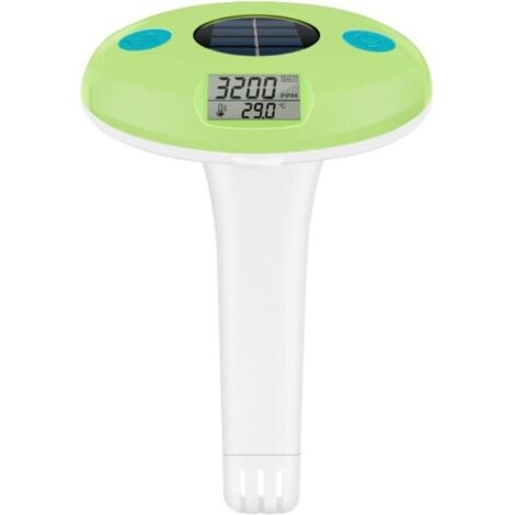 Schwimmendes Solar-Poolthermometer, Digitalanzeige, gut ablesbar, IPX7, solarbetrieben für Pools, Teiche, Aquarien, Eisbäder (1/4)