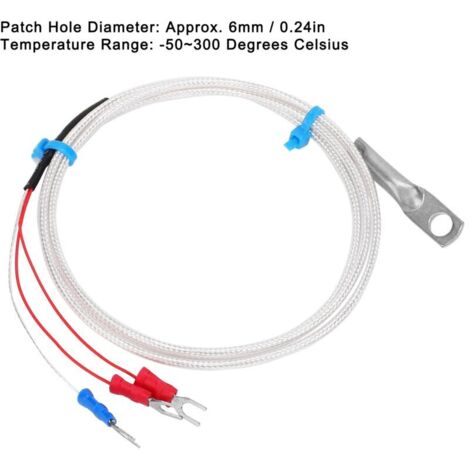 BGTXINGI NTC 10K Thermistor – Wasserdicht, 100 Cm Kabel, -20 Bis +105 °C, 10 Stück, Für Kühlschrank & Klima