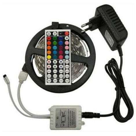 15 m RGB-LED-Streifen mit Farbwechsel für Zuhause, Küche, Schlafzimmer, Bar, mit Infrarot-Fernbedienung und DIY-Modus.