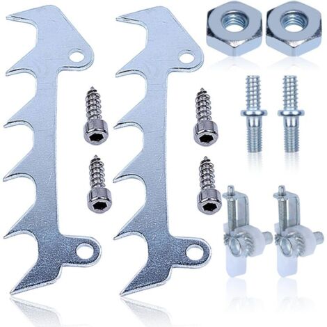 Kettensägenklauen mit Muttern für Stihl MS170 MS180 017 018 Kettensägen, Zubehörset inklusive Klauenanschlag, Schraube und Mutter sowie 8-in-1 Kettenspanner. (1/4)