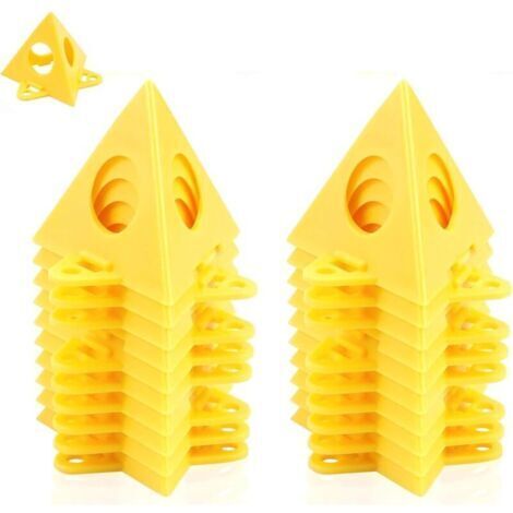 Set mit 20 pyramidenförmigen Farbbehältern für Leinwände, Mini-Kegel für einen sauberen Farbauftrag auf Leinwänden und Möbeln. (1/4)